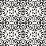 Seamless abstract hand drawn pattern. Vector freehand lines background texture. Ink brush strokes simple geometric design.