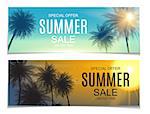 Abstract Vector Illustration Summer Sale Background. EPS10