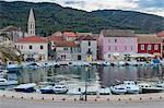 The old town of Stari Grad on Hvar Island, Croatia, Europe