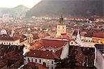 History Museum and old town buildings, Brasov, Romania, Europe