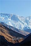 Village of Dingboche, Sagarmatha National Park, UNESCO World Heritage Site, Khumbu Valley, Nepal, Himalayas, Asia