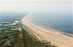 Dunes and north sea, IJmuiden, Noord-Holland, Netherlands