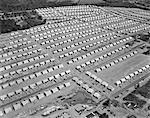 1950s AERIAL OF A DEVELOPMENT OF SINGLE FAMILY HOUSES NEAR WOODBRIDGE NJ THIS IS IN MENLO PARK NJ USA