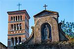 Church of Sant'Anselmo all'Aventino on the Aventine (Annexed to Benedictine College), Aventine Hill, Rome, Lazio, Italy, Europe