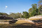 Mayan Ruins, Ball Court, Chacmultun Archaeological Zone, Chacmultan, Yucatan, Mexico, North America