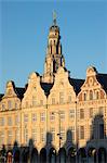 Flemish style facades on Grand Place, Arras, Pas-de-Calais, Hauts-de-France region, France, Europe