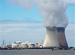 Nuclear Power Plant in Antwerp, Belgium, Europe
