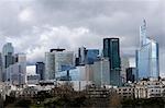 Skyline of La Defense business district, Paris, France, Europe