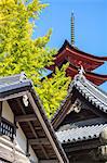 Senjokaku five-storey pagoda on Miyajima island, Itsukushima, UNESCO World Heritage Site, Hiroshima Prefecture, Honshu, Japan, Asia