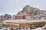 Zizhu temple, Dêngqên, Xizang, China