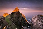 Skellig Michael at sunrise, Portmagee, Kerry, Ireland