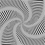 Abstract op art design. Lines texture. Vector illustration.