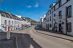 View of old buildings on the main street of Inveraray, Argyll and Bute, Scotland, United Kingdom, Europe