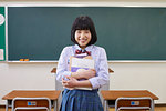 Japanese high-school girl