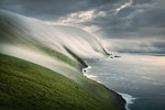 Floating sea fog, Blasket Islands, Great Blasket, Ireland