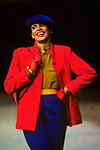 1980s 1970s AFRICAN AMERICAN WOMAN SMILING WEARING HIGH FASHION CLOTHING