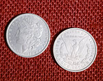 1870s UNITED STATES OF AMERICA MORGAN SILVER DOLLAR COIN DATED 1878 EAGLE LIBERTY IN GOD WE TRUST FRONT AND BACK HEADS AND TAILS