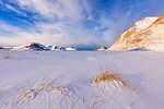 Haukland Beach, Leknes, Vestvagoy, Lofoten Islands, Nordland, Norway, Europe