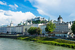 View over the old town of Salzburg, Austria, Europe