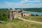 Khotyn Fortress on the river banks of the Dniester, Ukraine, Europe