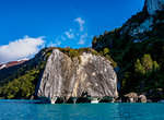 Marble Cathedral, Santuario de la Naturaleza Capillas de Marmol, General Carrera Lake, Aysen Region, Patagonia, Chile, South America