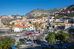 View of town and harbour in Camara de Lobos, Madeira, Portugal, Atlantic, Europe