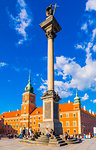 Royal Castle and Sigismund's Column in Plac Zamkowy (Castle Square), Old Town, UNESCO World Heritage Site, Warsaw, Poland, Europe