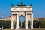 Arco della Pace (Arch of Peace), Milan, Lombardy, Italy, Europe