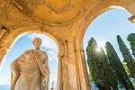 Villa Cimbrone, Ravello, Amalfi coast, Salerno, Campania, Italy. The temple of Ceres Goddess