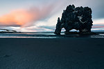 sunset at Hvitserkur, Norduland vestra, Northen Iceland, Europe