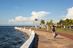 A tourist walk on Campeche promenade, San Francisco de Campeche, state of Campeche, Mexico.