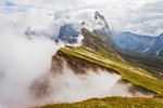 Seceda mountain, Odle, Bolzano province, Trentino Alto Adige region, Italy, Europe