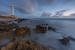 Sunset at the Capo Granitola Lighthouse,trapani,sicily,italy,europe