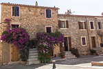 Typical houses, Piana, Southern Corsica, France