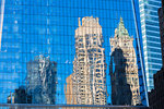 Skyscrapers reflected, One World Trade Center, Lower Manhattan, New York City, USA