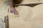 Japanese artisan working in the studio