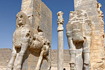 Bulls of the Gate of All the Nations, Persepolis site, Persepolis, Iran, Middle East