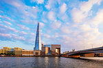 The Shard designed by Renzo Piano and Howard Kennedy, No 1 London Bridge, River Thames, London, England, United Kingdom, Europe