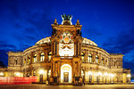 Opera House (Semperoper Dresden), Dresden, Saxony, Germany, Europe