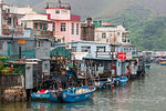 Stilt houses in Tai O Village, Lantau Island, Hong Kong, China, Asia