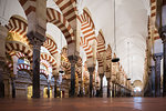 Interior of The Great Mosque (Cathedral of Our Lady of the Assumption) (Mezquita) of Cordoba, UNESCO World Heritage Site, Cordoba, Andalucia, Spain, Europe