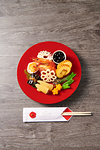 Japanese New Year traditional Osechi dishes