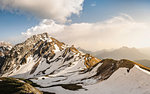 Sunny day, French Alps, Parc naturel régional du Massif des Bauges, Chatelard-en-Bauges, Rhone-Alpes, France