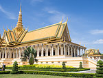 The throne hall at the Royal Palace, Phnom Penh, Cambodia, Indochina, Southeast Asia, Asia