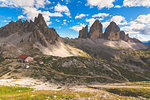 Tre Cime di Lavaredo and Mount Paterno, Dolomites, Bolzano Province, Trentino-Alto Adige, Italy, Europe