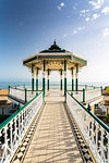 Bandstand at Brighton Beach Seafront, Brighton, East Sussex, England, United Kingdom, Europe