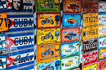 Colourful souvenirs for sale in a market in Havana, Cuba, West Indies, Caribbean, Central America