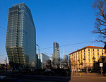 Diamond tower, Porta Nuova district, Milan, Lombardy, Italy, Europe