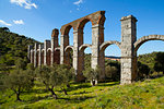 The Roman Aqueduct of Moria, Lesvos Island, Greek Islands, Greece, Europe