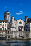 Basilica of San Giulio, Isle of San Giulio, Orta San Giulio, Piemonte (Piedmont), Italy, Europe